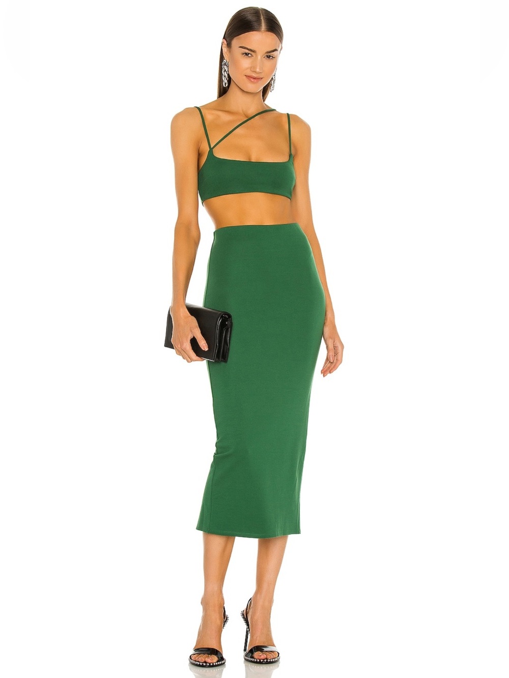 X REVOLVE AMIRA MIDI SKIRT IN GREEN
Michael Costello SMALL